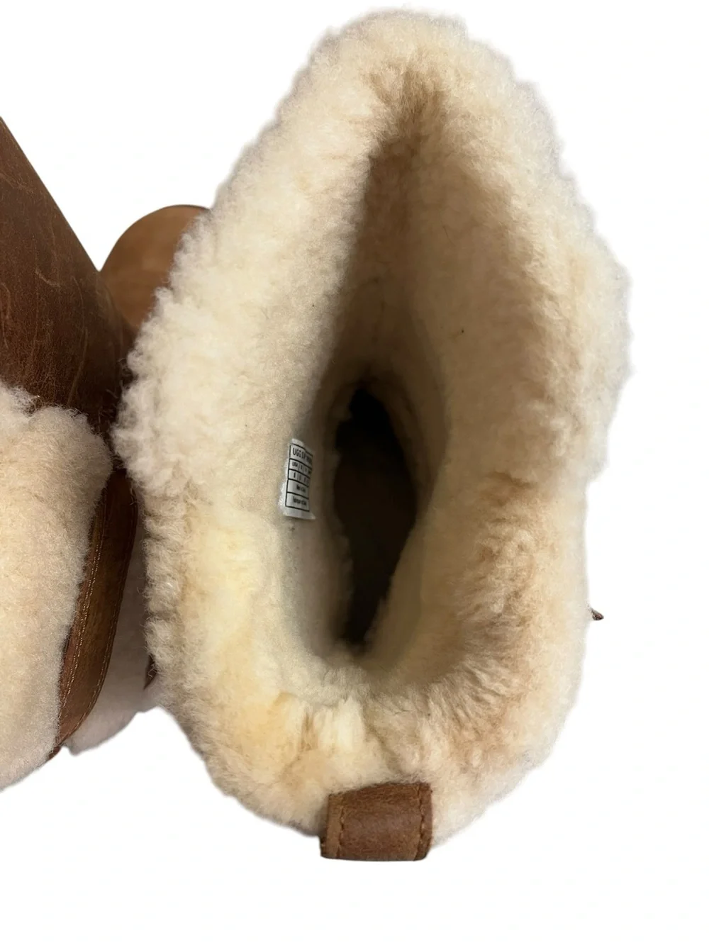 UGG Australia Becket Shearling Buckle Boots Chestnut Brown Women’s Size 8